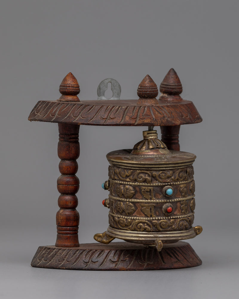 Wooden Prayer Wheel Nepal | Handcrafted in Nepal for a Genuine Spiritual Experience