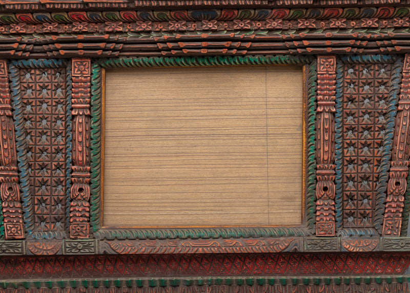 Newari Photo Frame Wood |  Handcrafted & Ready for Your Favorite Photos