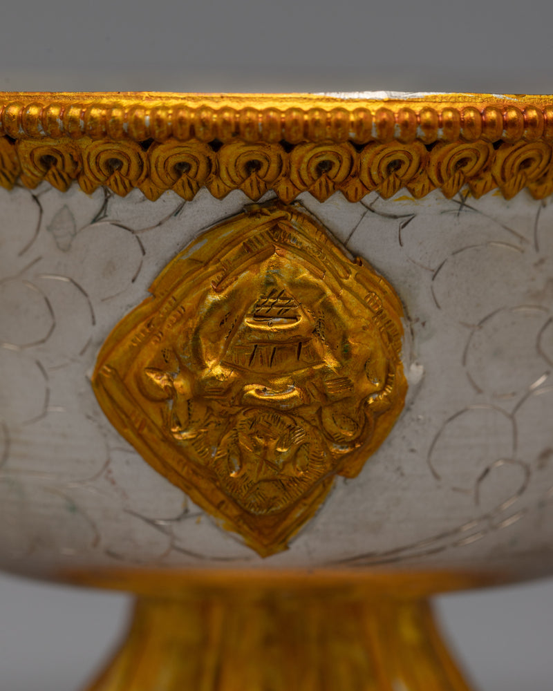 Tibetan Offering Bowl Set | Stunning Decorative Bowls for Ritual Offerings