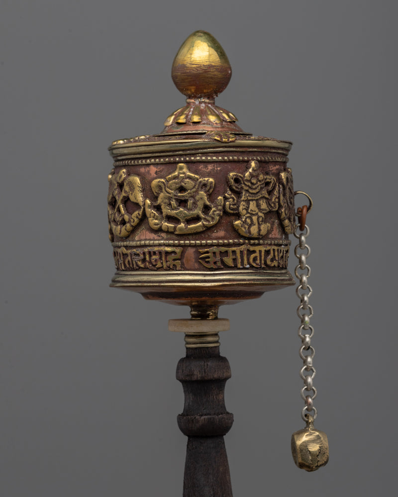 25cm" Handheld Prayer Wheel | Perfect Gift for Meditation Enthusiasts and Spiritual Seeker