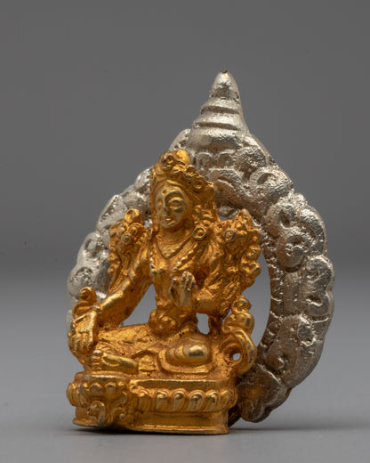 Green Tara Bodhisattva Statue | Handcrafted with Sacred Symbolism for Spiritual Growth