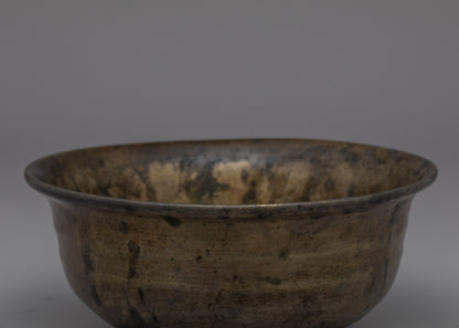 Decorative Tibetan Bronze Bowl | Perfect for Altar and Home Decor