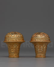Brocade Stick cap