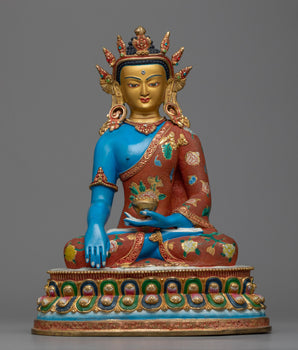 Shakyamuni Buddha Colorful Statue