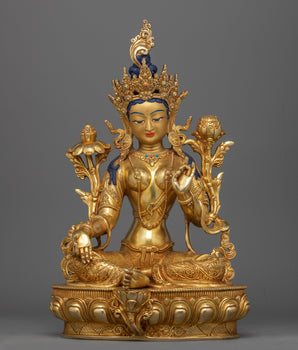 green-tara-handmade-gold-gilded