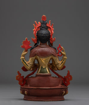Handmade Sculpture of Chenrezig | Also Known as Avalokiteshvara