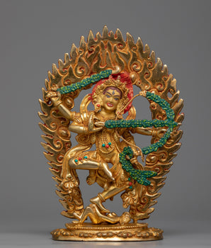 kurukulla-copper sculpture