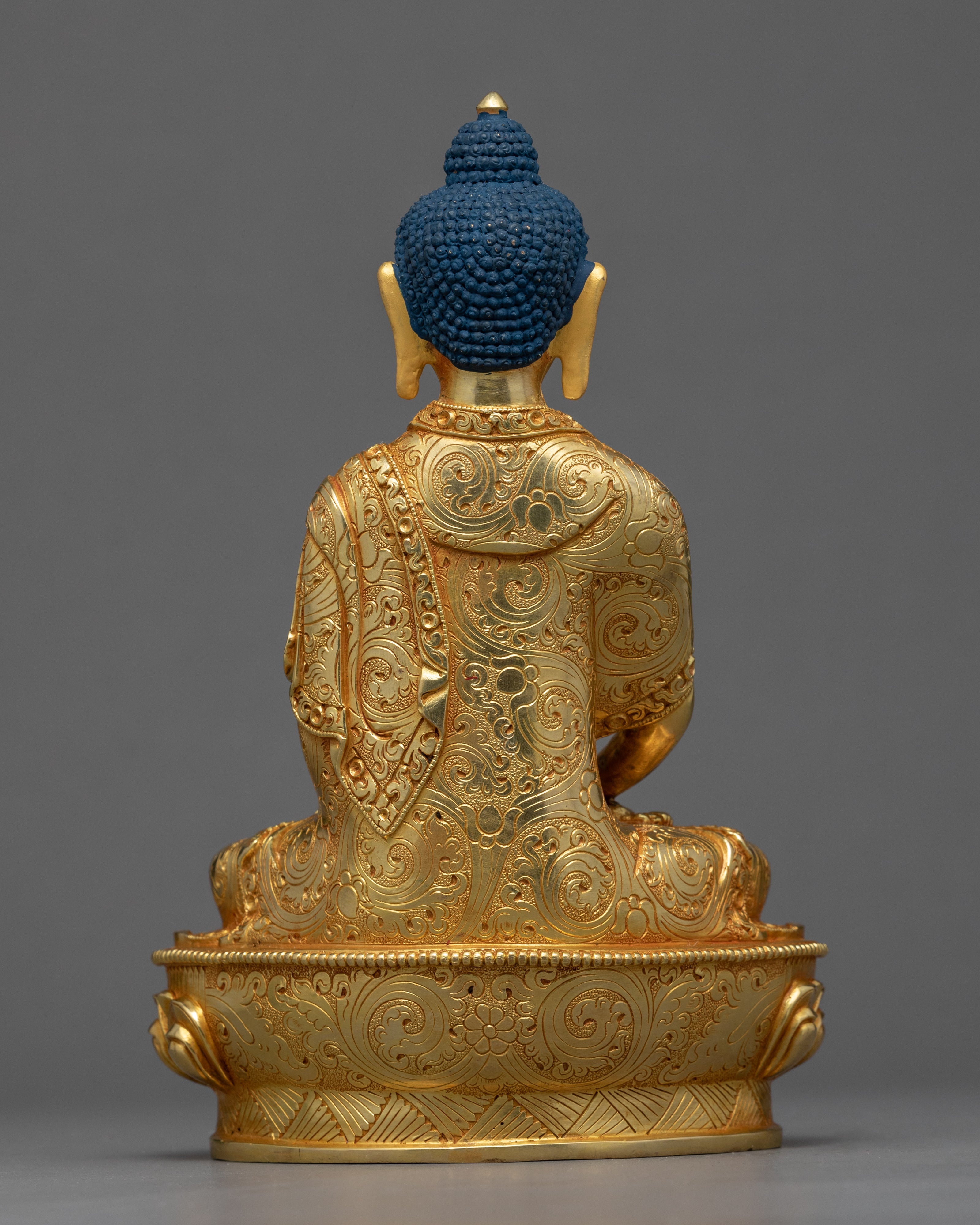 Buddha Amitabha Sculpture | Finley Hand Carved Tibetan Statue