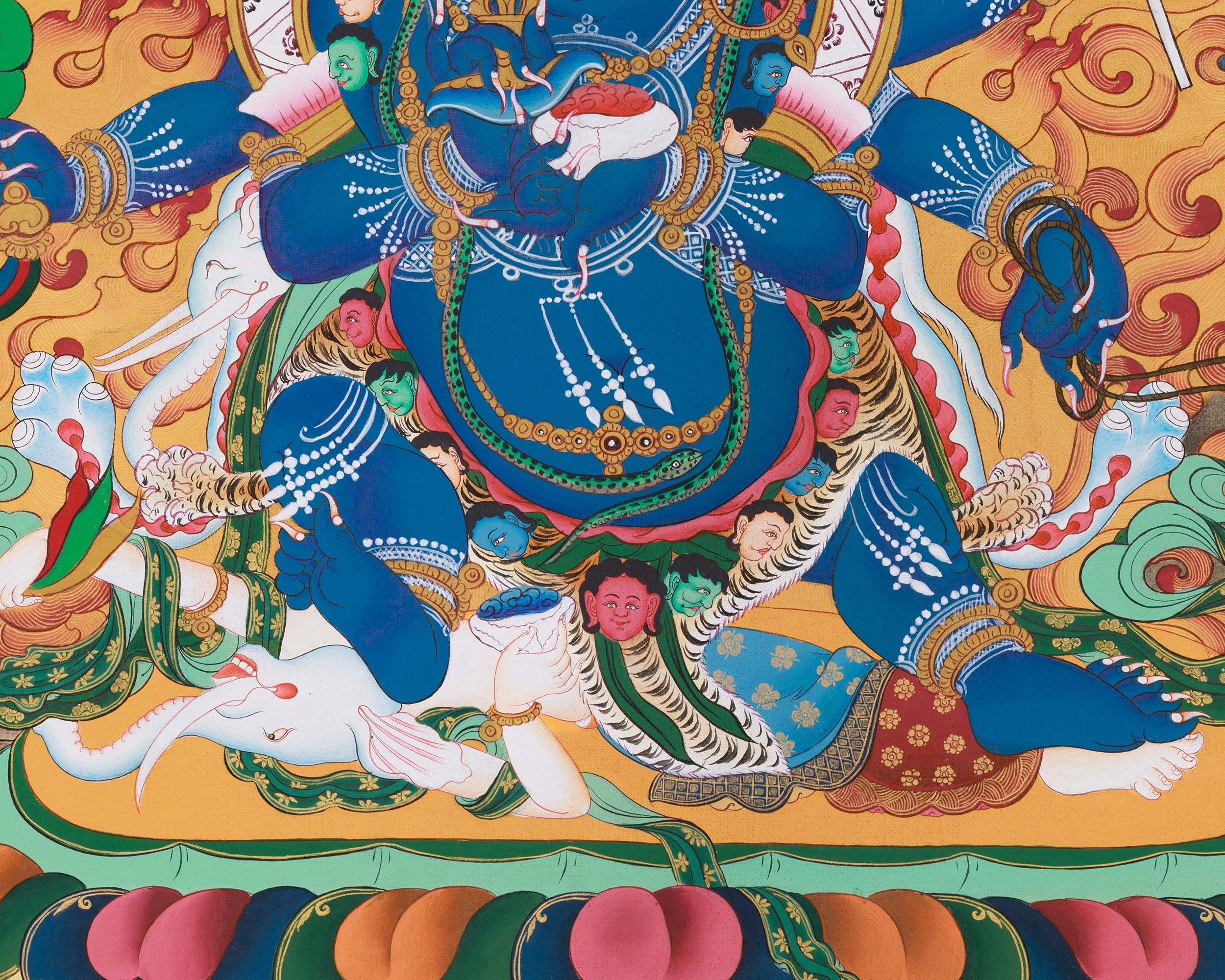 Six-Armed Mahakala Artwork | Wrathful Protector | Compassionate Power