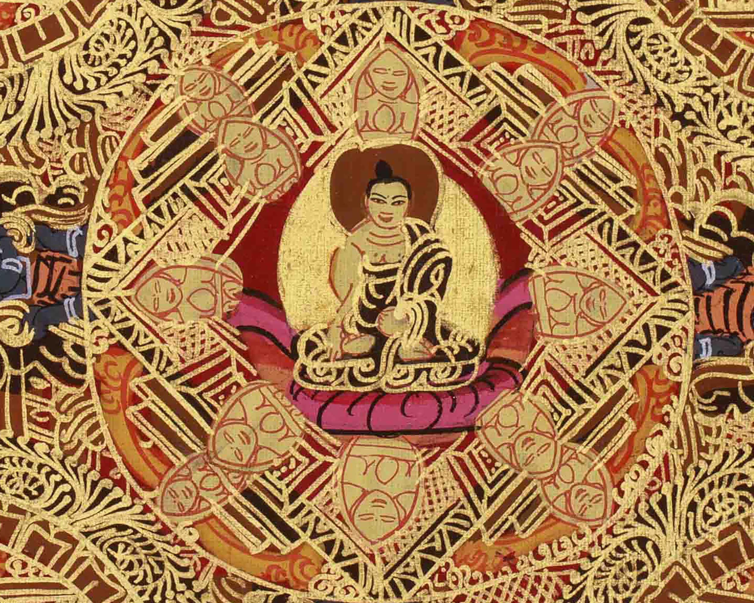Himalayan Buddha Mandala | Spiritual Awakening Artwork | Buddhist Symbolism