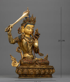 Bodhisattva Deity Manjushri | Embodiment of Spiritual Enlightenment