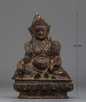 Dzambhala Deity of Wealth Statue | Tibetan Buddhist God of Prosperity