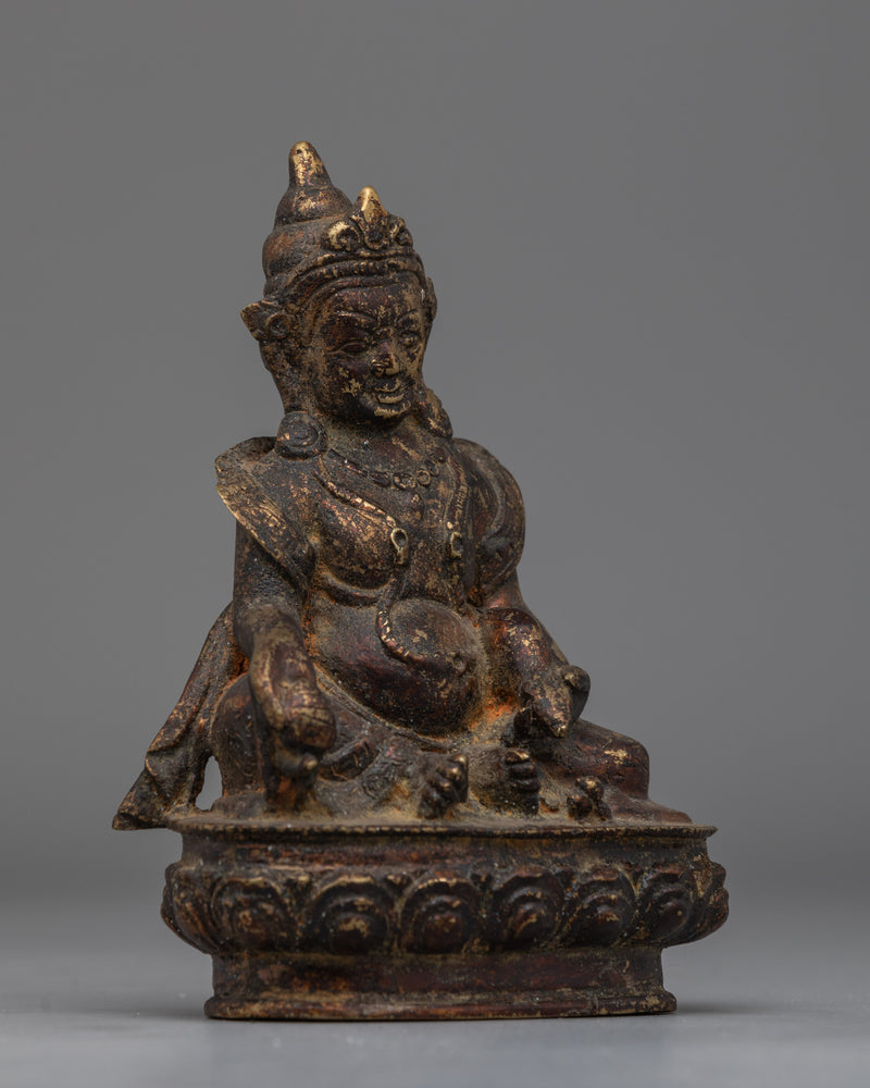 Dzambhala Deity of Wealth Statue | Tibetan Buddhist God of Prosperity