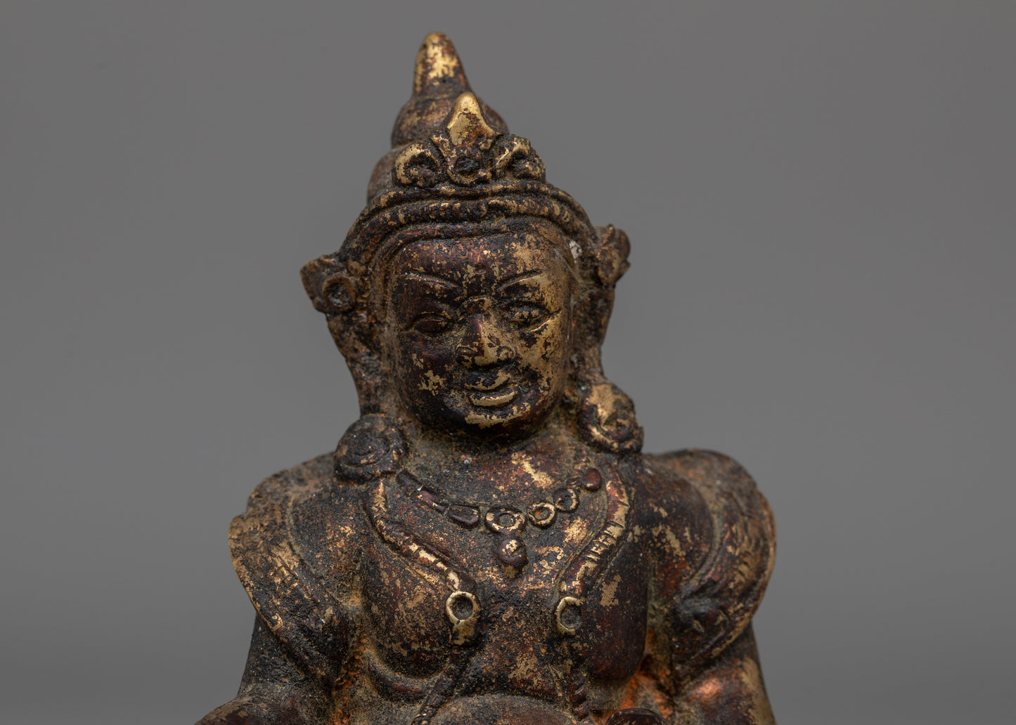 Dzambhala Deity of Wealth Statue | Tibetan Buddhist God of Prosperity