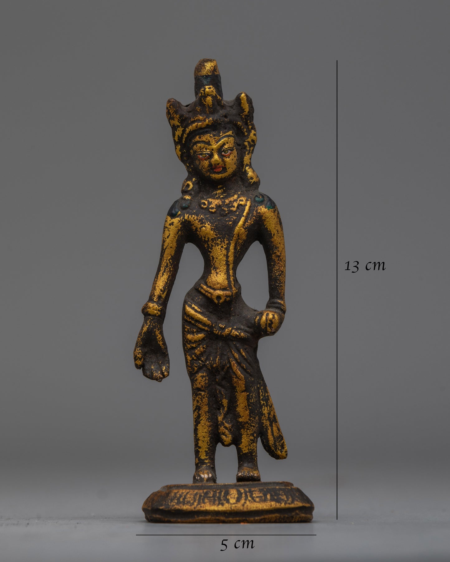 Brass Padmapani Lokeswara Statue | Handcrafted Buddhist Deity of Compassion