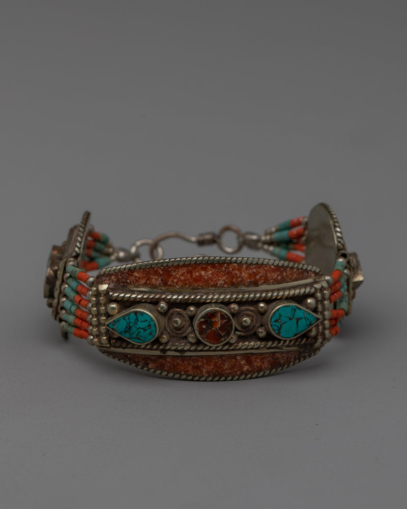 Handcrafted Tibetan Bracelet | Perfect for Daily Wear or as a Meaningful Gift