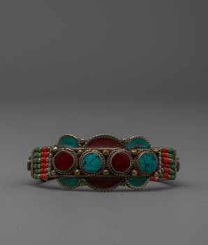 Exquisite Tibetan Bracelet |  Authentic Tibetan Artisan Jewelry