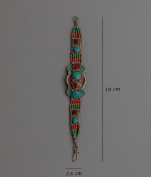 Exquisite Tibetan Bracelet |  Authentic Tibetan Artisan Jewelry