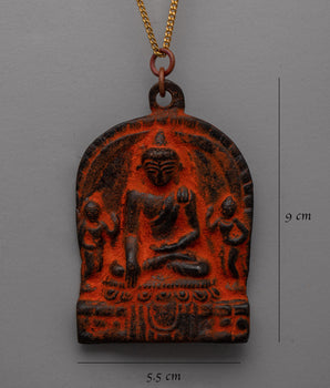 Exquisite Shakyamuni Buddha Brass Locket | Perfect for Meditation and Protection
