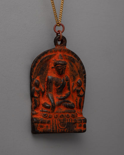 Exquisite Shakyamuni Buddha Brass Locket | Perfect for Meditation and Protection