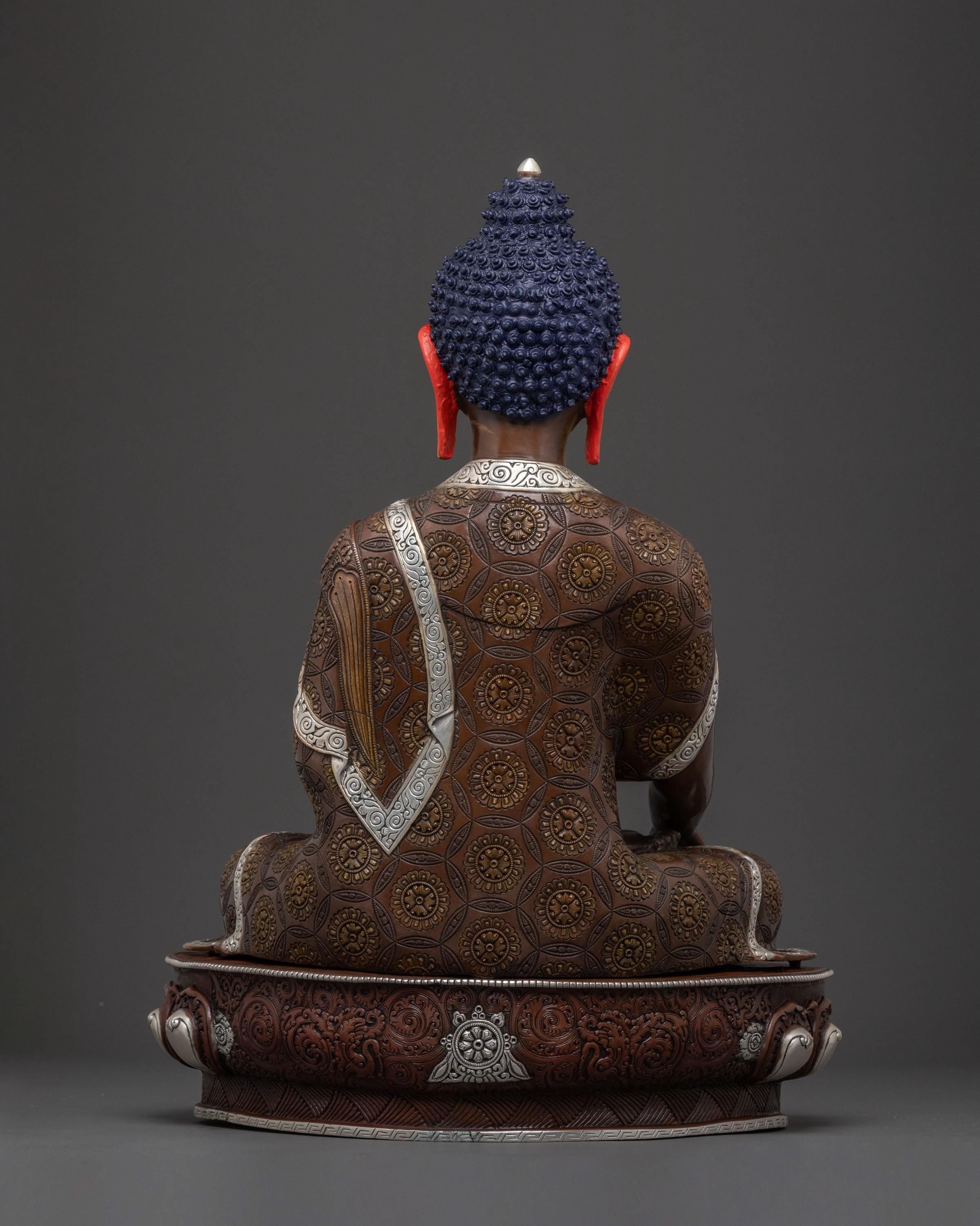 Sacred Meditation Shakyamuni Buddha Sculpture  | Himalayan Buddhist Art
