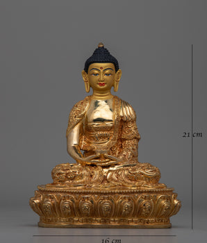 Amitabha Buddha Pure Land Statue | Traditional Design for Deep Meditation and Spiritual Enlightenment