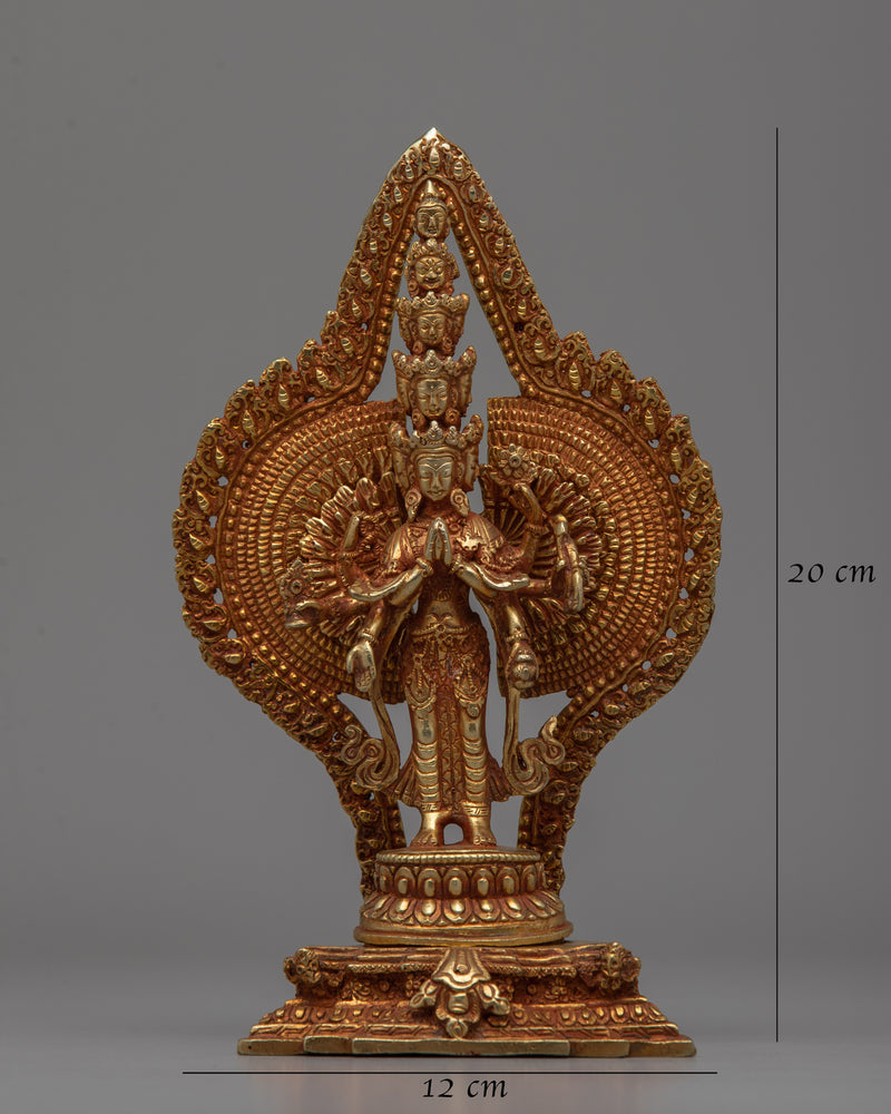 1000 arm chenrezig sadhana Statue | Embrace the Peace and Serenity of Pure Land in Your Space