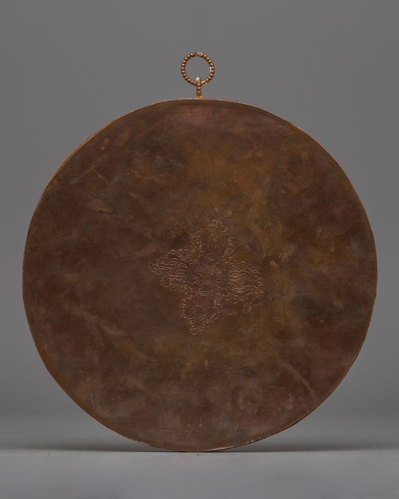 Round Mandala Wall Art Copper | Essence of Spirituality and Divine Presence