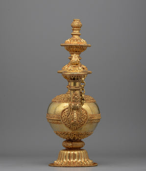 Tibetan Ritual Water Vessel (Kundika)