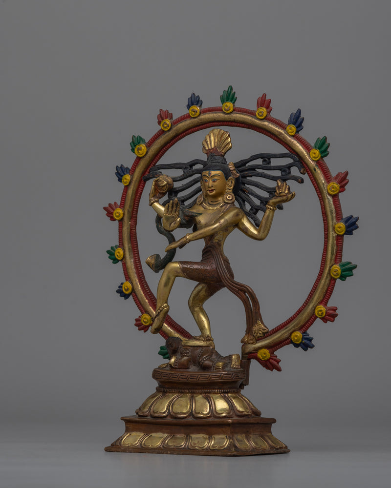 God Nataraj Statue | Lord Shiva’s Dance of Creation in Intricate Detail