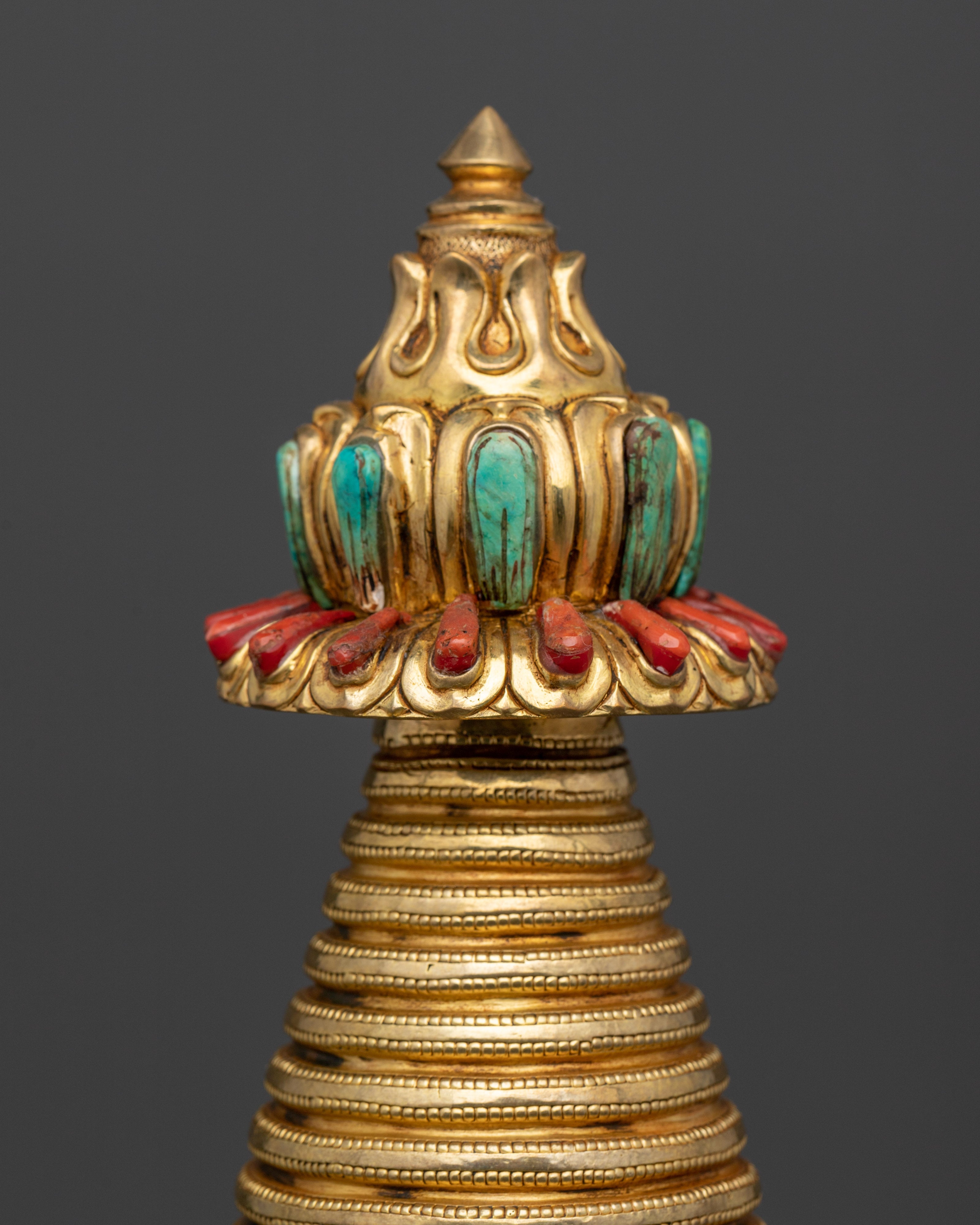 Traditional Tibetan Buddhist Stupa | Buddhist Symbol for Peace & Wisdom