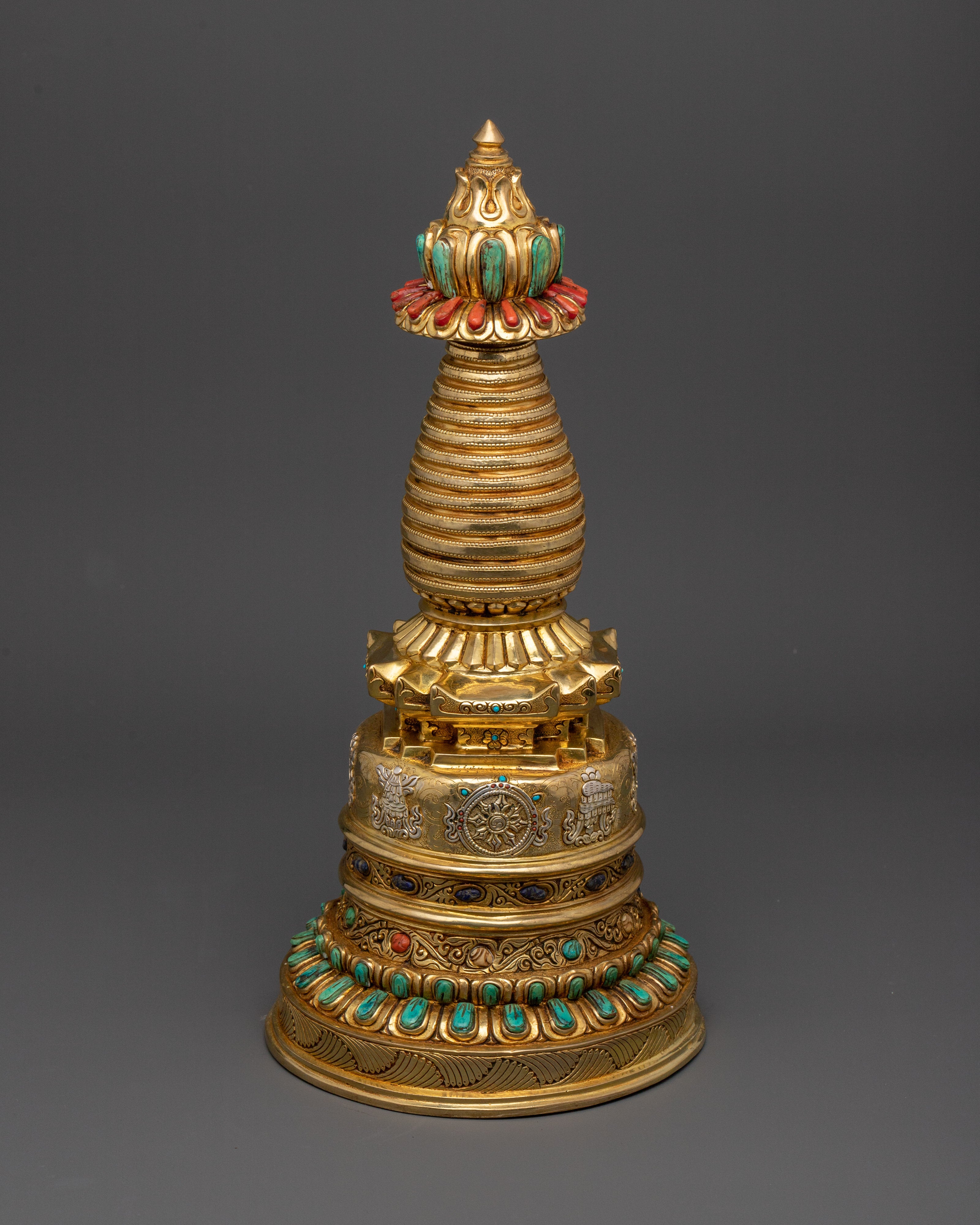 Traditional Tibetan Buddhist Stupa | Buddhist Symbol for Peace & Wisdom