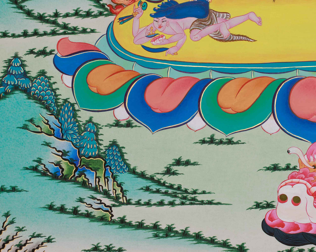 Tantric deity Chakrasamvara Thangka | Spiritual Empowerment
