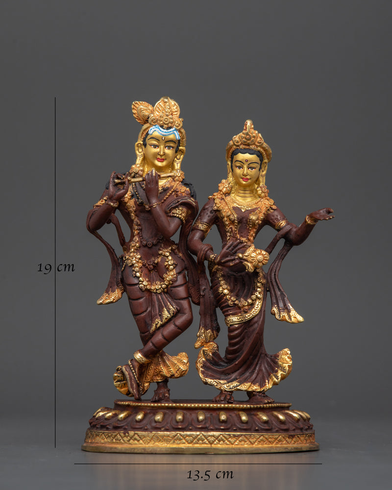 Statue of Lord Krishna and Radha | Divine Representation of Eternal Love and Devotion