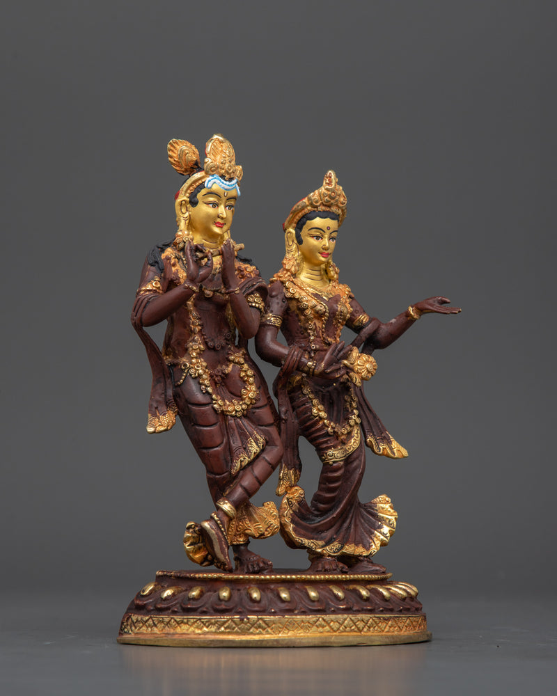 Statue of Lord Krishna and Radha | Divine Representation of Eternal Love and Devotion