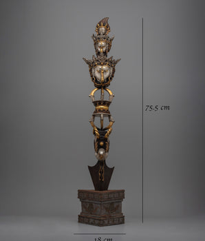 Elegant Tibetan Phurba  |  Ritualistic Tool for Spiritual Practice