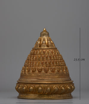 Handmade Tibetan Stupa | Tibetan Stupa for Spiritual Practices
