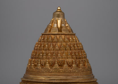 Handmade Tibetan Stupa | Tibetan Stupa for Spiritual Practices