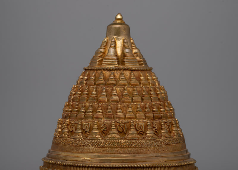 Handmade Tibetan Stupa | Tibetan Stupa for Spiritual Practices