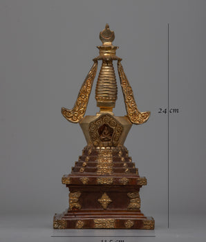 Buddhist Stupa Sculpture |  Traditional Buddhist Monument
