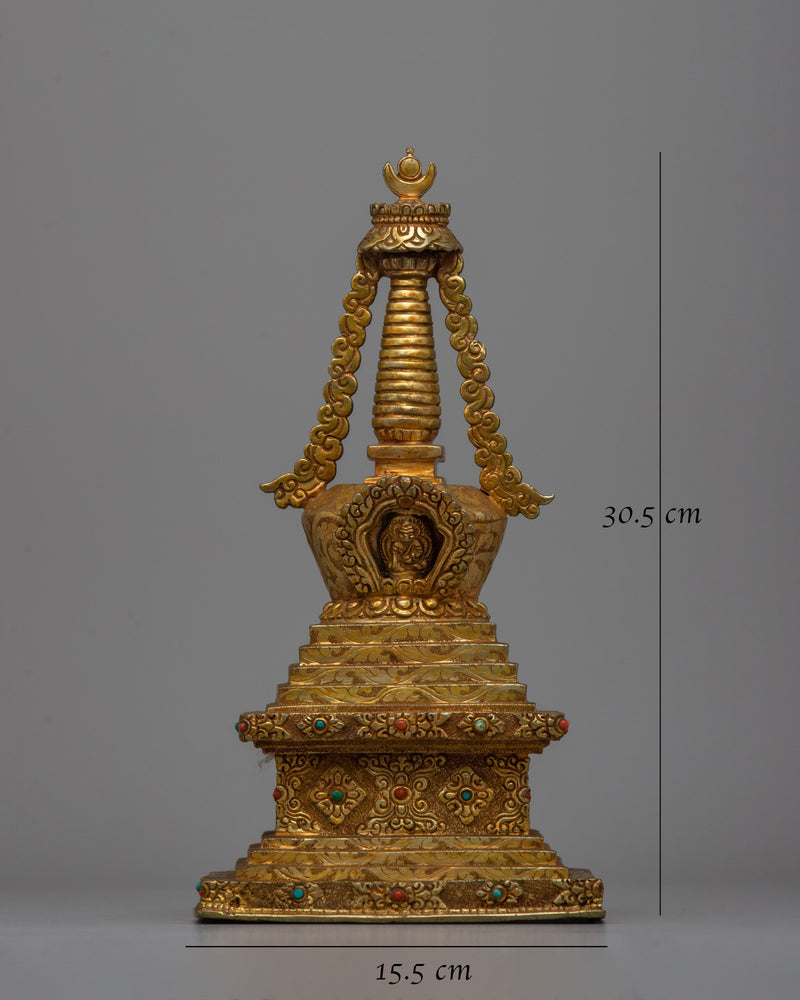 Tibetan Buddhist Stupa | Symbol Of Enlightenment