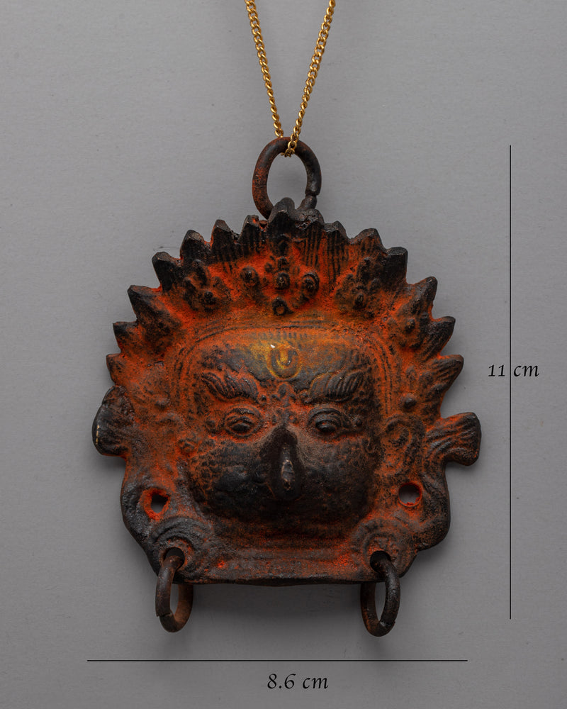 Kala Bhairava Locket | Divine Protector, Destroyer of Evil