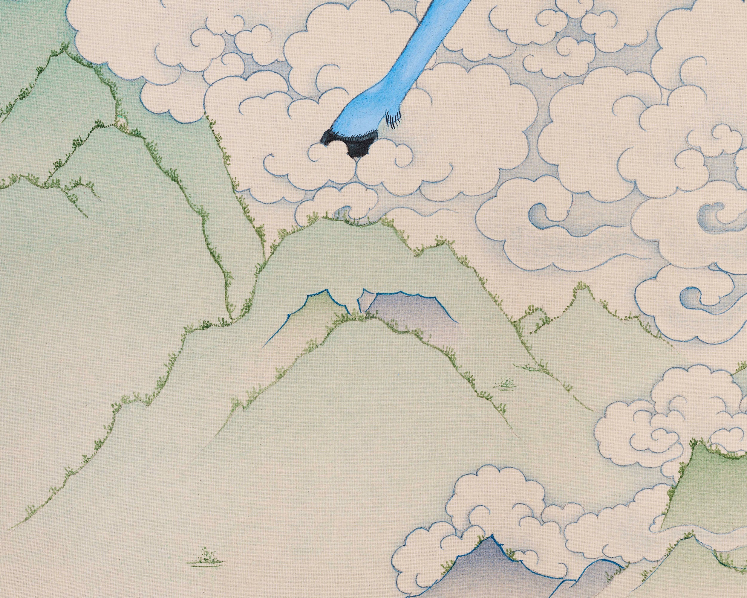 Dakini Achi Chokyi Drolma Thangka | The Founder of Drikung Kagyu