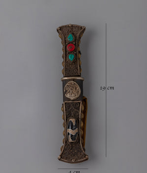 Tibetan Buddhist Ritual Knife | Buddhist Ritual Knife for Spiritual Practices and Protection