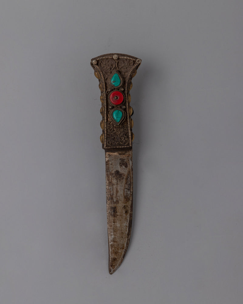 Tibetan Buddhist Ritual Knife | Buddhist Ritual Knife for Spiritual Practices and Protection