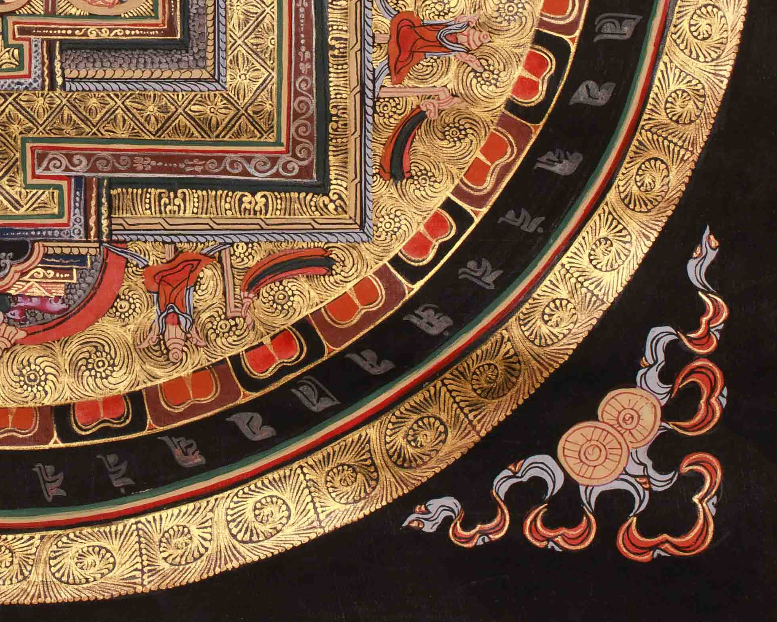 Mandala Artwork | Traditional Himalayan Thangka | Representing the Enlightened Universe