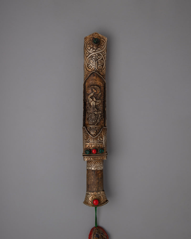 Tibetan Buddhist Knife | Perfect for Collectors & Cultural Enthusiasts