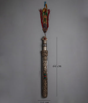 Buddhist Ritual Sword  | Handcrafted Tibetan Sword for Meditation