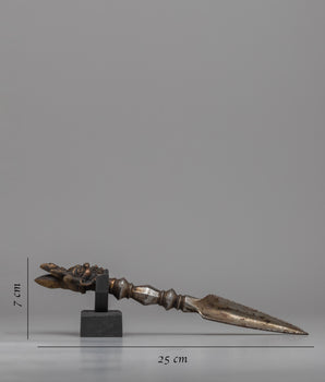 Tibetan Phurba Ritual Dagger | Ritual Knife with Wrathful Deity
