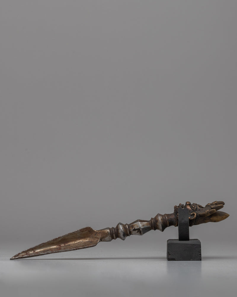 Tibetan Phurba Ritual Dagger | Ritual Knife with Wrathful Deity